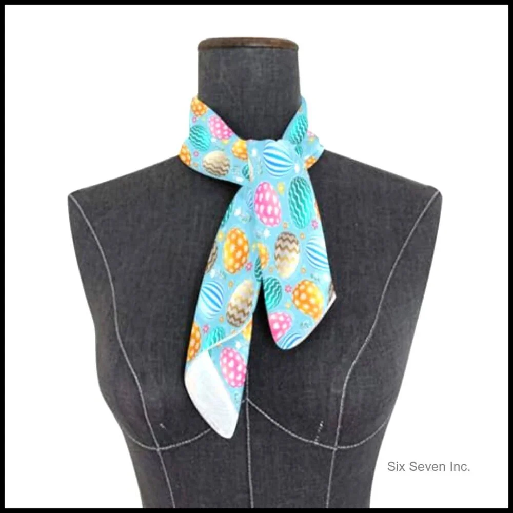 Polyester Satin Silk Square Scarf Head Wrap Neck Scarf